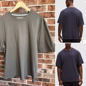 Lululemon  ^ Heavyweight Cotton Jersey T-Shirt EUC khaki